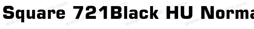 Square 721Black HU Normal字体转换